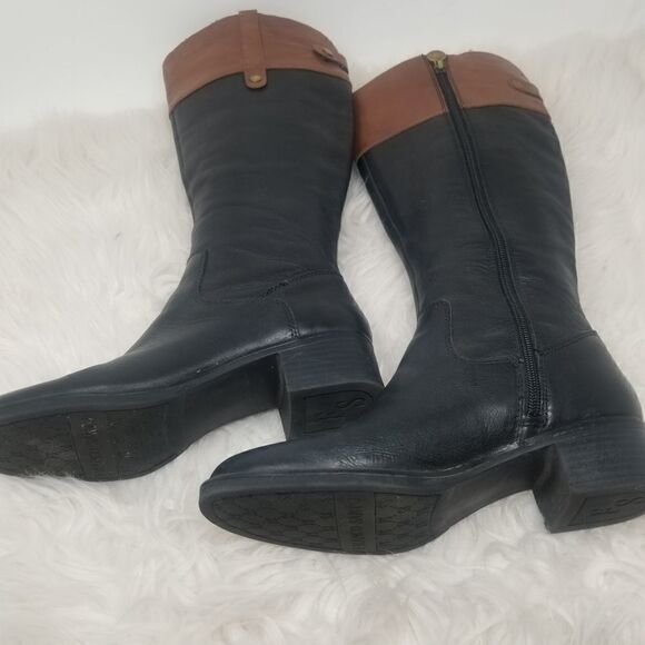 Tall Franco Sarto Leather Boots. Sz 6 - Picture 12 of 16